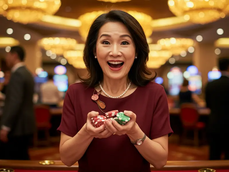 A lucky night for Super Ace 88 at the casino, capturing big wins under the bright lights and electric atmosphere.