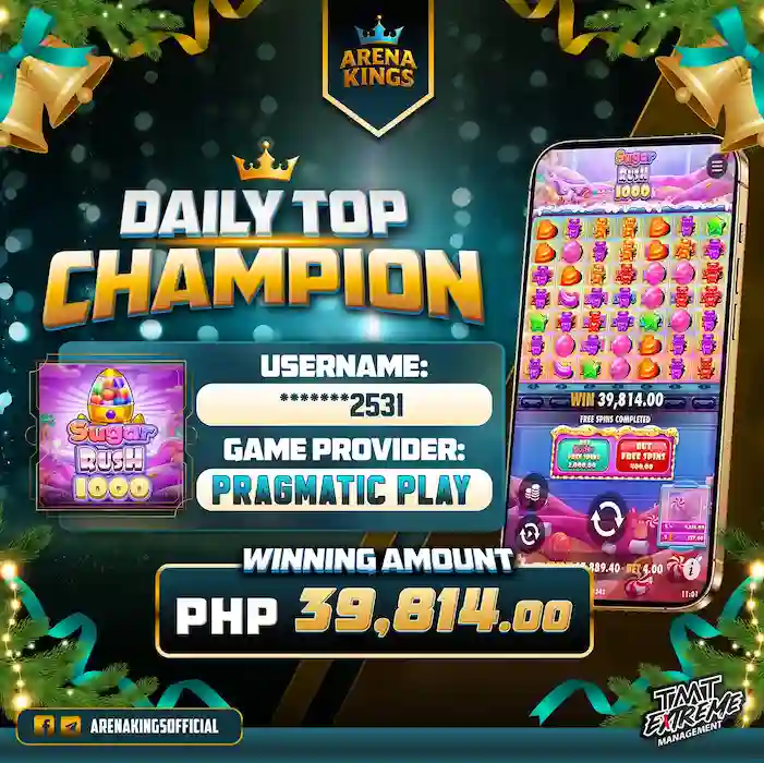 Daily Top Champion of Sugar Rush by Pragmatic Play at ArenaKings! Play Now and Claim Your Throne - Difference From Other Casino