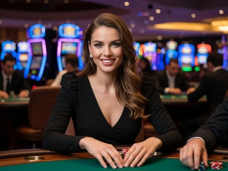 Royal Ace Casino login – happy casino gamer enjoying a winning moment